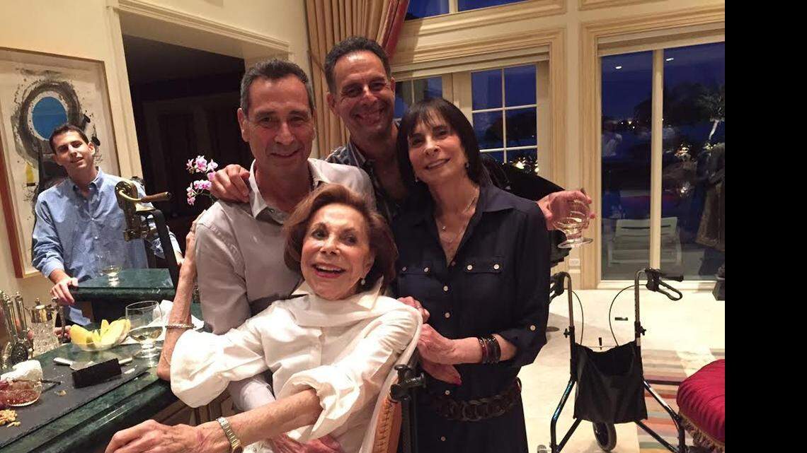 
ALL IN THE FAMILY: Muriel Rudolph (center) is flanked by her children (left-right) Richard Rudolph, Doug Rudolph, and Judi Rudolph Male. As successful as she was in interior designing, her children speak of a kind and giving mother. Rudolph is grandmother to actress Maya Rudolph whose mother, late R&B star Minnie Riperton, was married to songwriter Richard Rudolph who co-wrote her ’70s classics, ‘Lovin’ You’ and ‘Memory Lane.’
