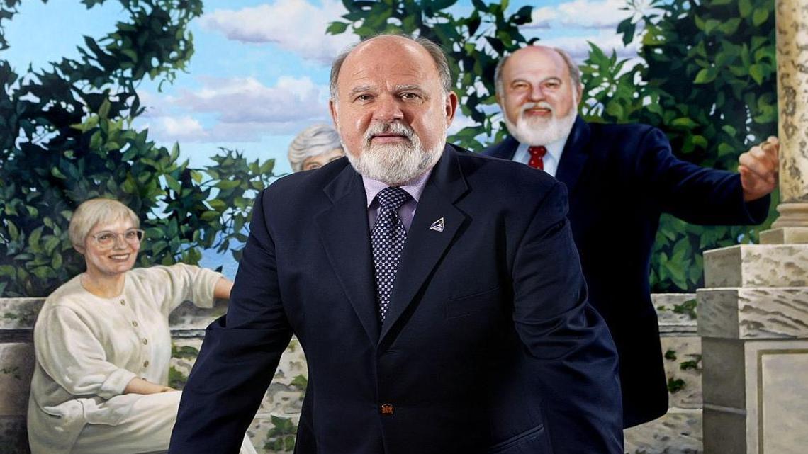 John Walsh co-founded several South Florida organizations to fight lung disorders, including the Alpha-1 Foundation and the COPD Foundation. This photo is from his office in Coconut Grove in 2005.