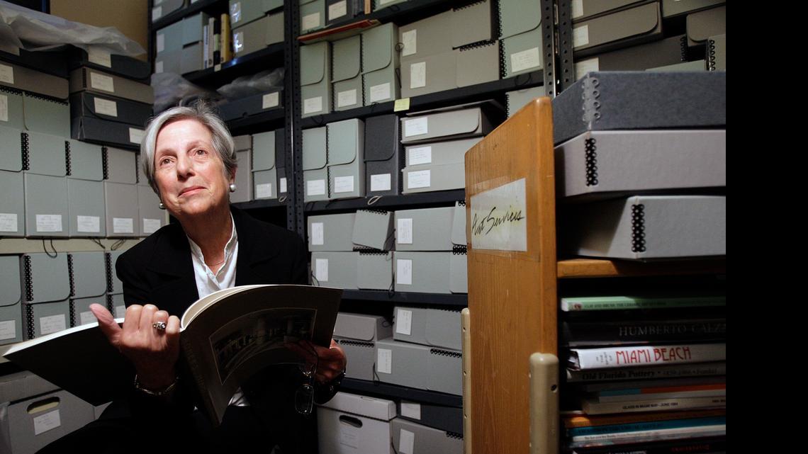 
PRESERVING ART: Helen Kohen, an art historian and retired Miami Herald art critic, a position she held from 1978 to 1995, designed The Vasari Project at the Miami-Dade Public Library, 101 W. Flagler St., where materials of prominent South Florida artists are archived. She also curated independent exhibits and won the inaugural ArtTable Pioneer Award.
