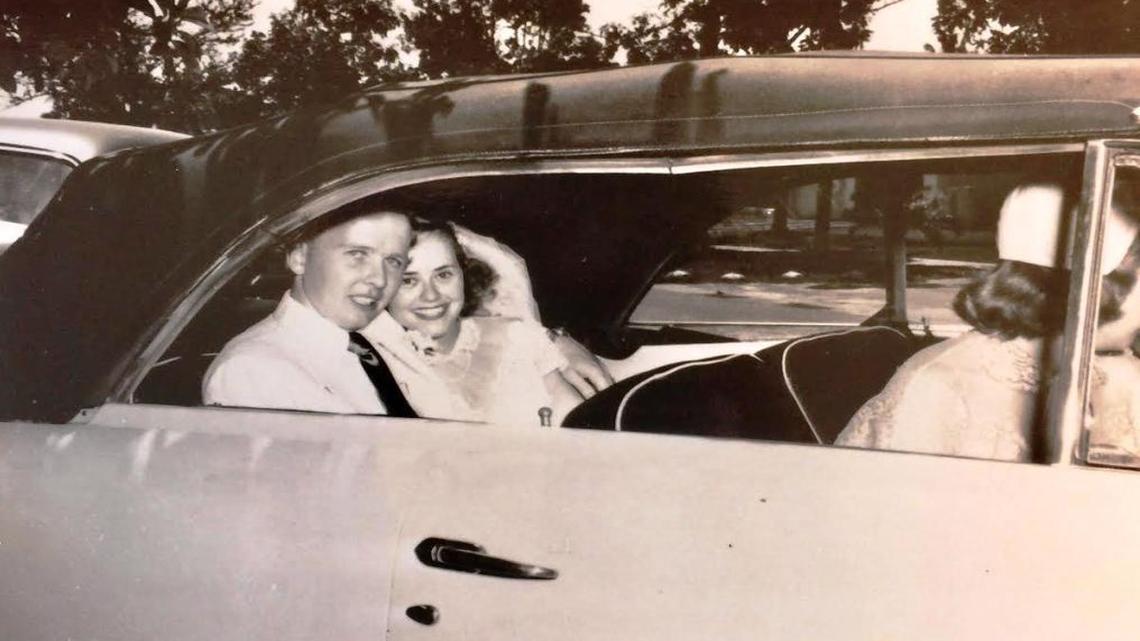 Newlyweds Joseph and Eve Murphy prepare for future together that would include raising 12 children, running the city of Coral Gables during his time as mayor in 1964 and 1965. Joseph Murphy died at 59 in 1984.