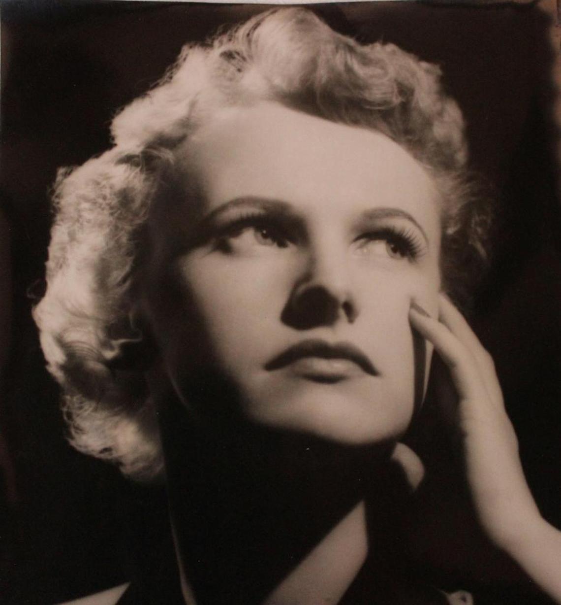 Joyce Layne in her American Academy of Dramatic Arts days in New York.