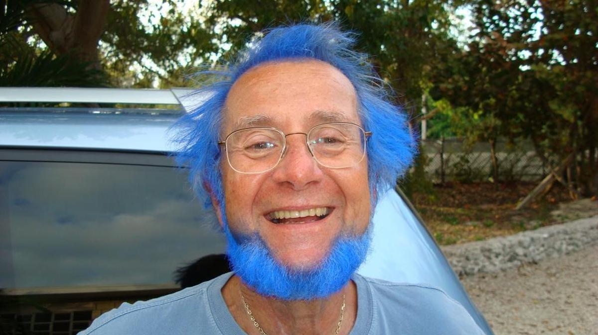 Dr. Joseph Civetta dyed his hair blue in 2014 to celebrate his love of the UConn Women’s Basketball team.
