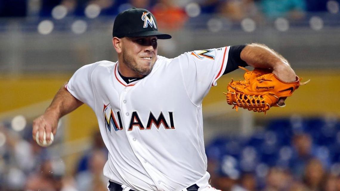 In this Friday, Sept. 9, 2016, file photo, Miami Marlins' Jose Fernandez pitches during the first inning of a baseball game against the Los Angeles Dodgers, in Miami.