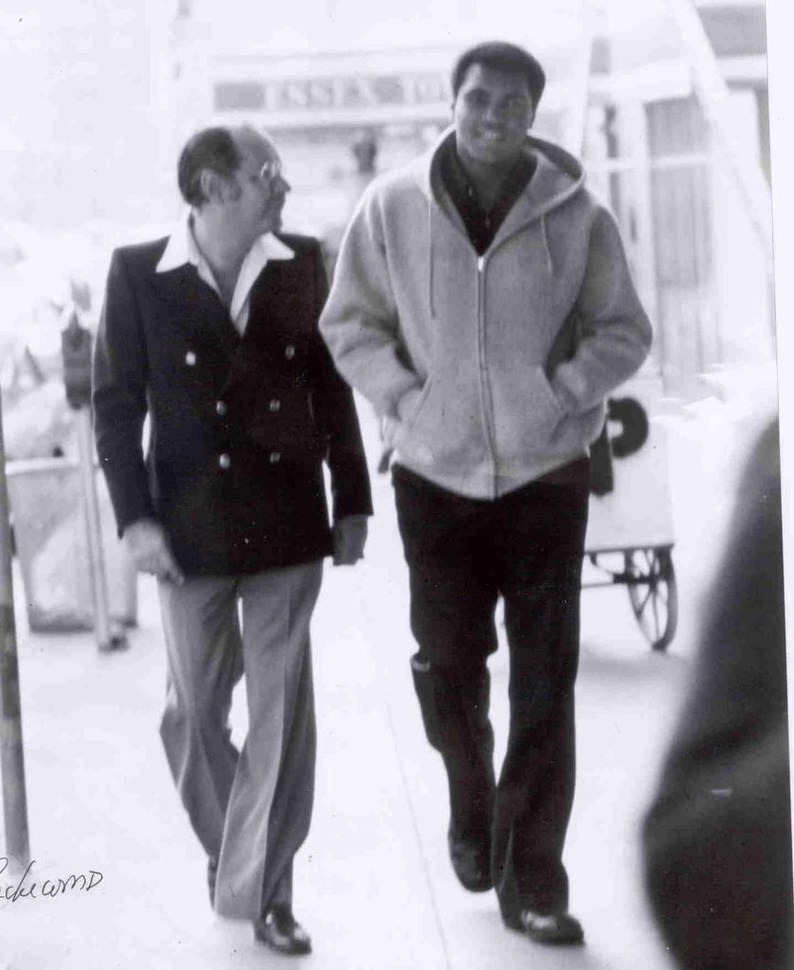 Ferdie Pacheco with Muhammad Ali.