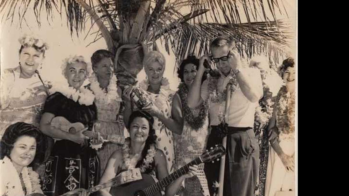 
Ruth Alice Campbell, center, holding guitar, has some fun with friends in the early 1960s. She served on the Monroe County School Board from 1958 to 1994. Campbell died last Friday. 

