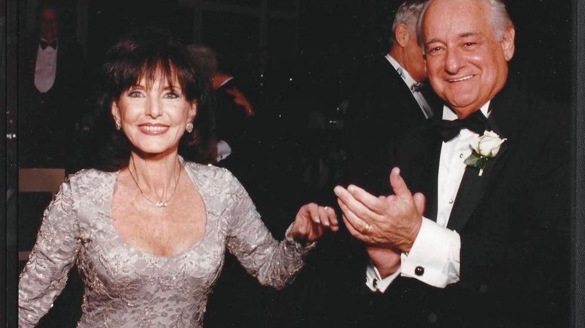 Dr. Albert Rosman (right) with his wife, the late Beverly Falk Rosman, at The Diplomat’s Starlight Room. The couple were married for 53 years.
