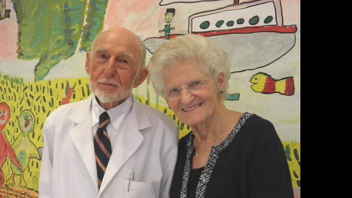 
UM MEDICAL LEGENDS: In 2012, the University of Miami paid tribute to Drs. Lee Worley (left) and Nancy Fawcett, a primary care specialist, on the eve of their retirements after more than 50 years of service to the school. Worley, a pediatric hospitalist, started teaching at UM in 1957, did pre-op evaluations at Bascom Palmer Eye Institute, and helped shape the Department of Pediatrics.
