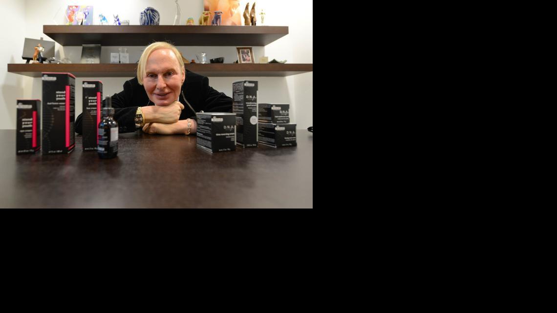 
WAR ON AGING: Dermatologist Dr. Frederic Brandt is seen here at his Coral Gables office in 2013 with new additions to his skin-care line.


