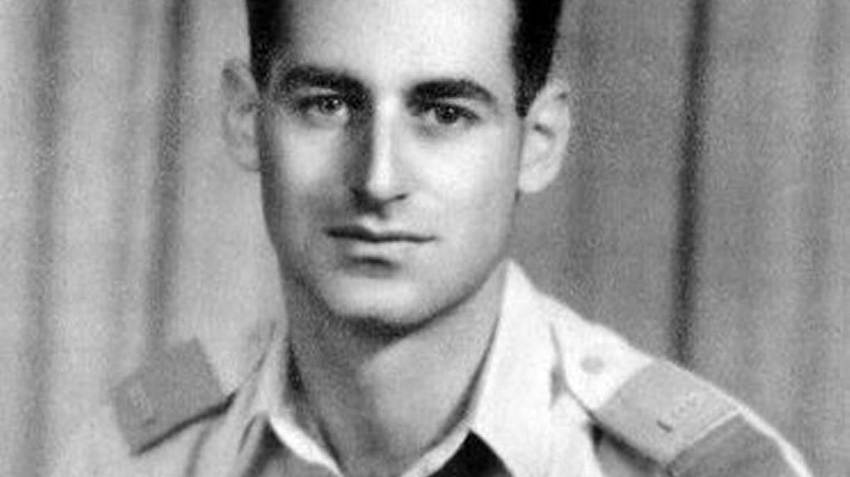 Isaac Camber in his Israel Defense Forces uniform in 1948.