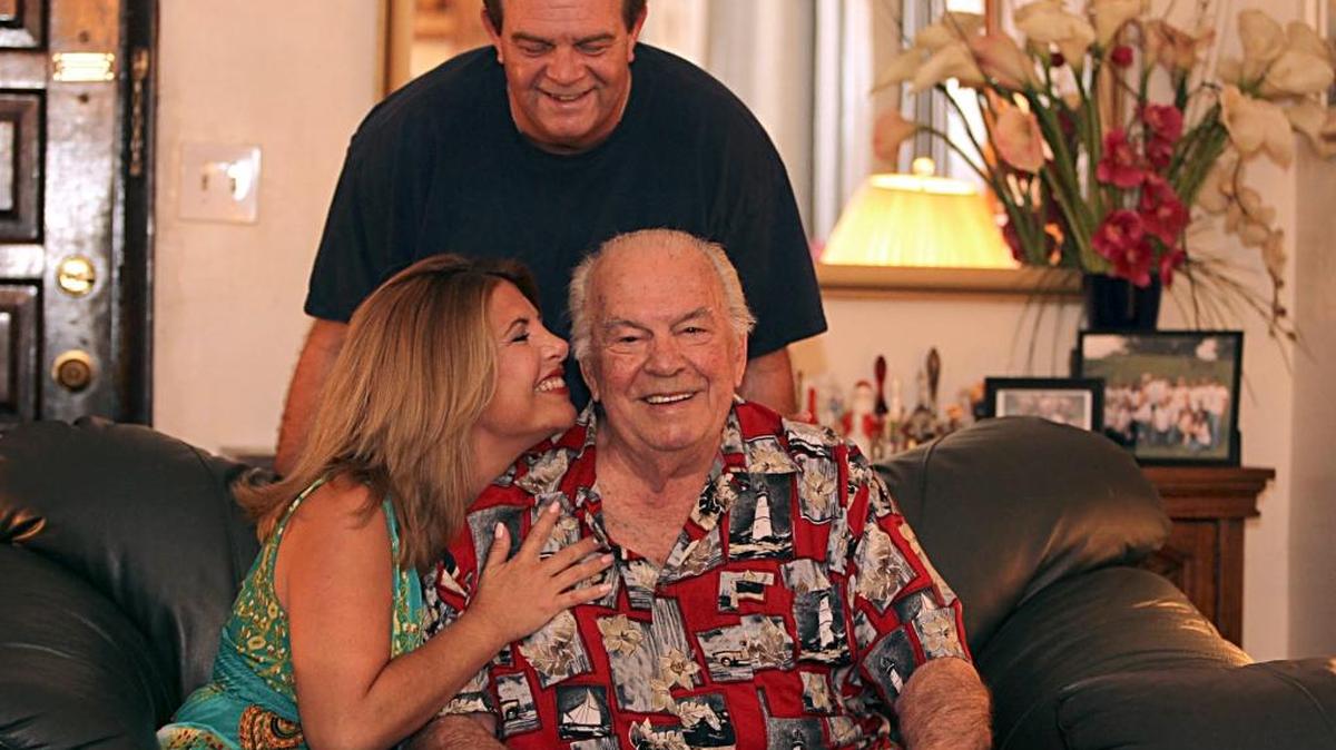 Actor Manolo Coego posed with actress daughter Margarita Coego DeTraglia and son Manolo Coego Jr., at his home in Kendall on Wednesday June 08, 2011. His daughter and son followed their father’s lead into acting careers.