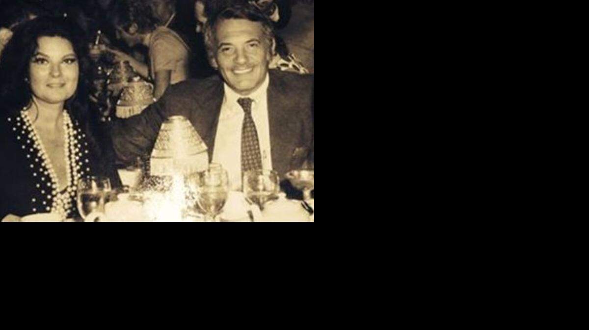 
TV BUSINESS PIONEER: Len Firestone, seen here at a Friar’s Club event in New York, circa 1968, with his wife Carole, was a trailblazer in television programming and syndication. Among the first-run TV shows he syndicated: ‘Sea Hunt,’ ‘The Rifleman,’ ‘To Tell the Truth,’ ‘Candid Camera’ and ‘The Gong Show.’ 
