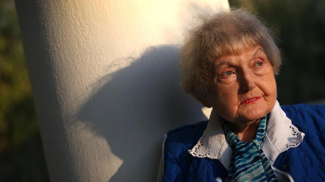 Holocaust survivor, Eva Kor, author and founder of the CANDLES Holocaust Museum & Education Center, spoke about "The Power of Forgiveness" at the Carrollton School in Coconut Grove.