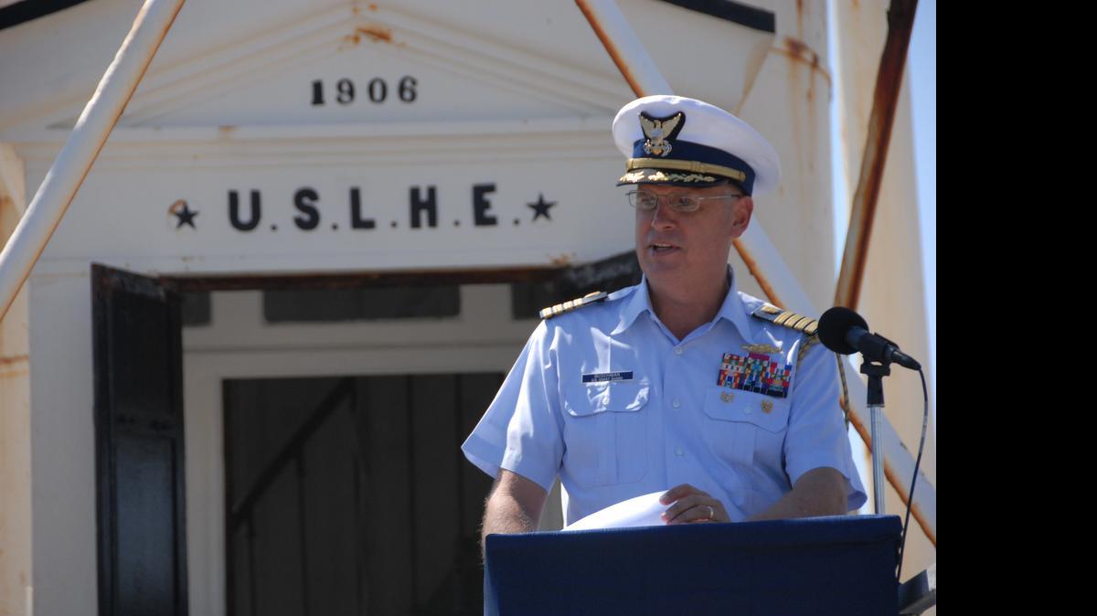 Then-Capt. Scott A. Buschman is pictured here during Hillsboro Lighthouse Day March 12, 2011, in Hillsboro Beach. Buschman, now a rear admiral, takes over this week as the U.S. Coast Guard’s new District 7 commander.
