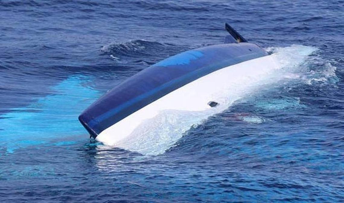 The 37-foot catamaran on which Isabella Hellmann and Lewis Bennett were traveling.