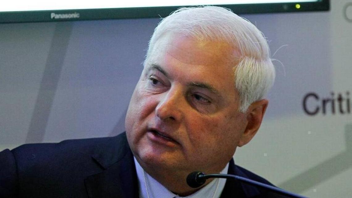Panama's President Ricardo Martinelli, shown in this Jan. 25, 2012, file photo, was allowed to enter the United States just days after his country’s Supreme Court opened an investigation into charges that he had helped embezzle $45 million from a government school lunch program.