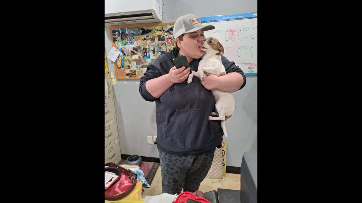A lost dog and her owner are back together after spending months apart in Alabama.