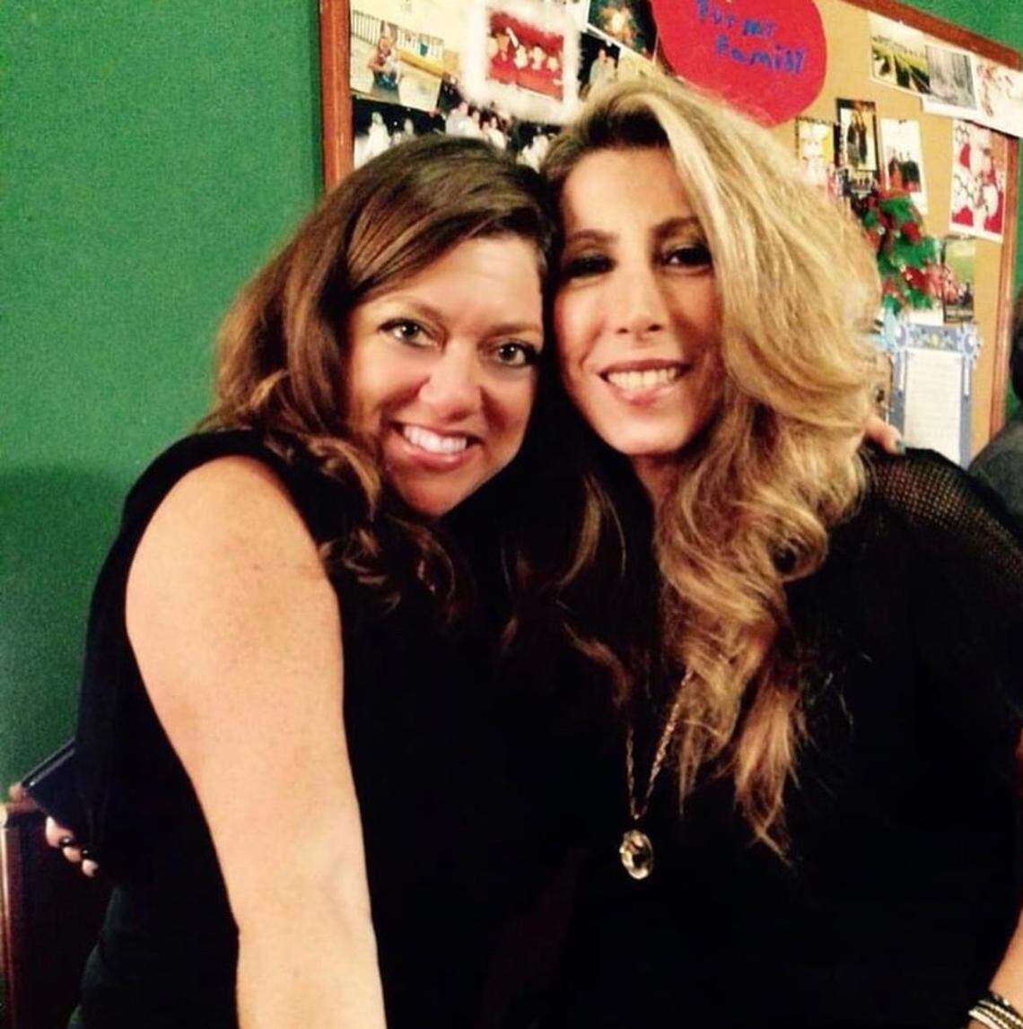 Estelle Hedaya (left) and friend Mindy Beth Silverman. Hedaya is still missing after the collapse of Champlain Towers South in Surfside, FL.