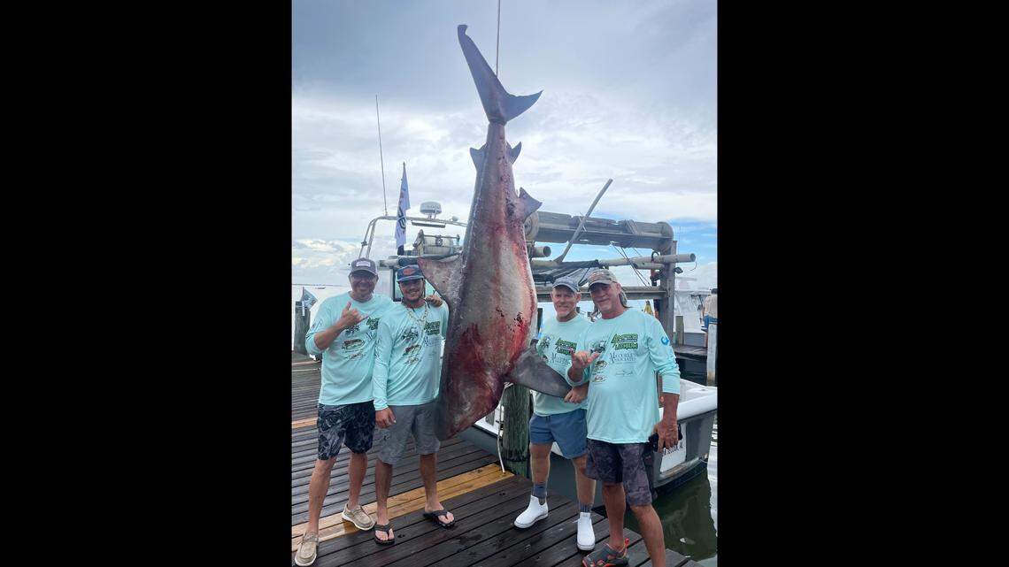The anglers with Bon Secour Butchers weren’t expecting the fish to weigh more than the current state record in Alabama.