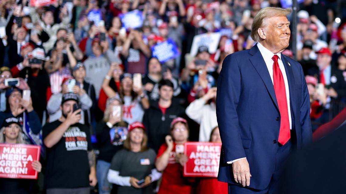 Puerto Rico joke at Trump rally didn’t go over well with Latino voters, poll shows