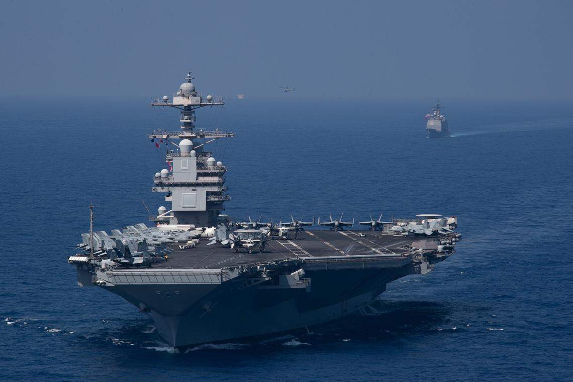 El mayor portaaviones del mundo, el USS Gerald R. Ford, fue enviado hacia Israel tras una agresión a gran escala de Hamás.