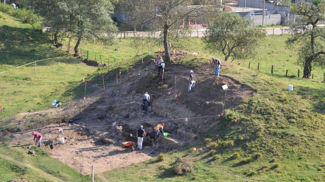 Recent excavations at a pyramid in Mexico confirm it once served as a ceremonial center, officials said.