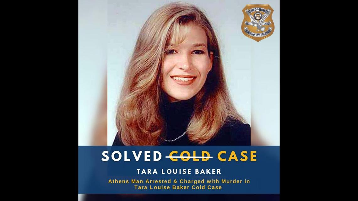 A Georgia man was arrested in connection with the 23-year cold case murder of UGA law student Tara Louise Baker, state investigators say.