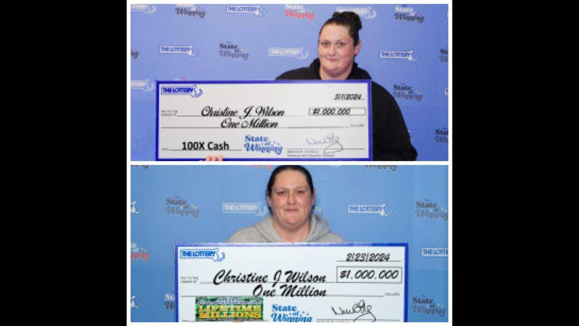 A lottery player won $1 million in Massachusetts — twice.