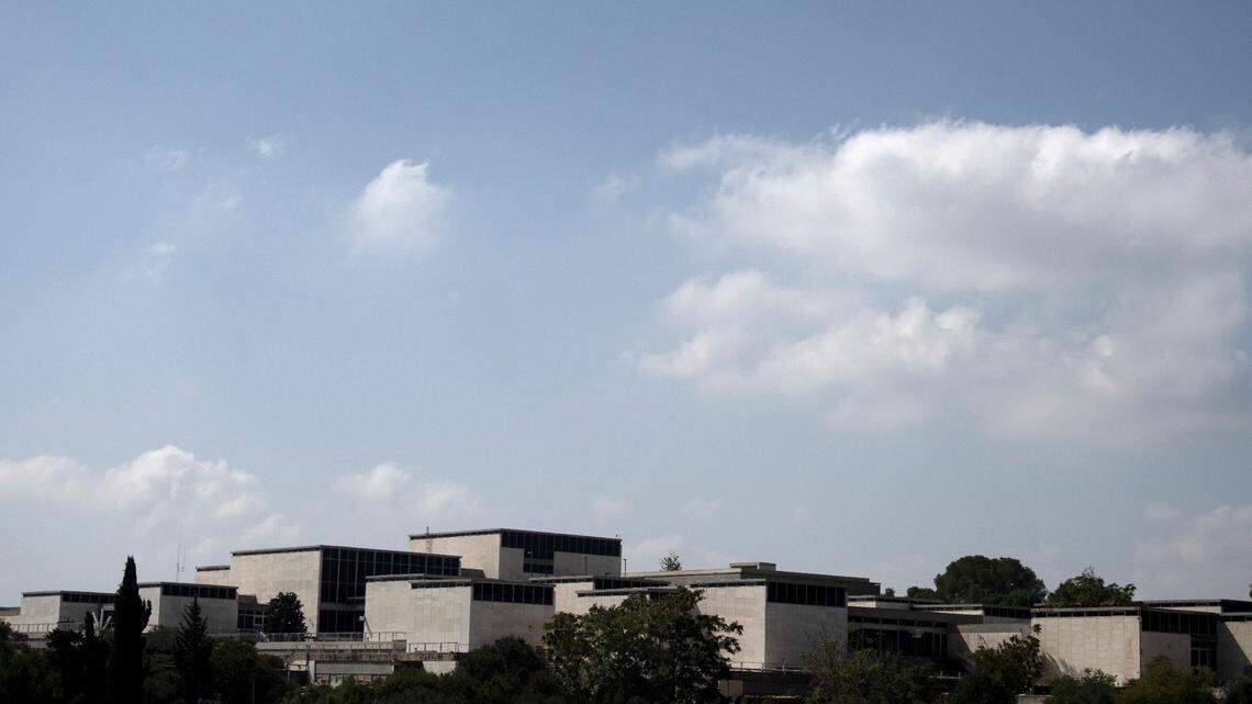 A general view of the Israel Museum in Jerusalem, Friday, Oct. 6, 2023. Israeli police have arrested an American tourist at the Israel Museum in Jerusalem after he hurled works of art to the floor, damaging two second-century Roman statues. (AP Photo/Maya Alleruzzo)