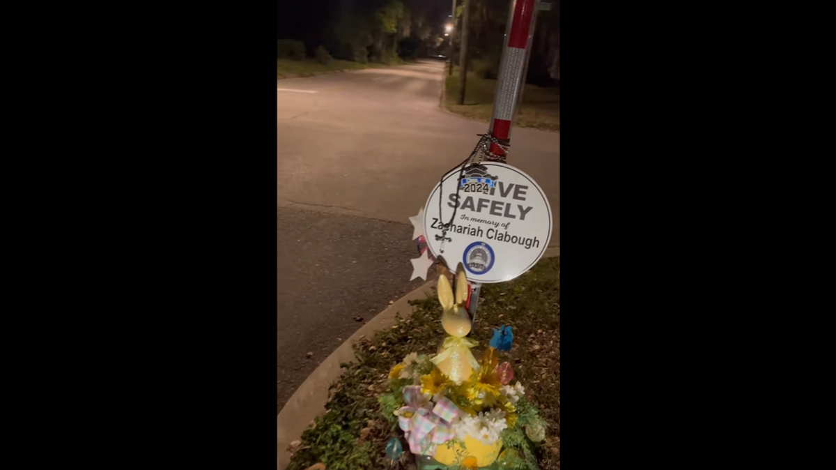 Zachariah Clabough, 18, was killed by a classmate’s father when the man blew through a stop sign and hit him as he was walking to school in central Florida, investigators said.