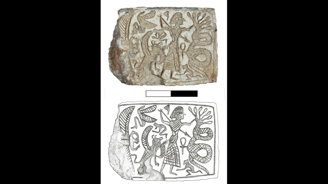 A 2,800-year-old seal discovered in Israel provides a “missing link” to a mythological figure depicted in the Bible, according to new research.