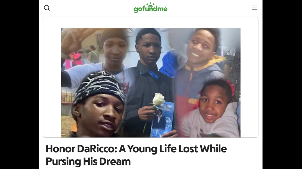 Family members said DaRicco Weir, 17, started his own lawn care business to help his neighbors.