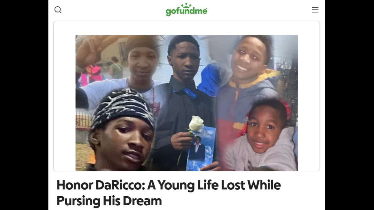 Family members said DaRicco Weir, 17, started his own lawn care business to help his neighbors.