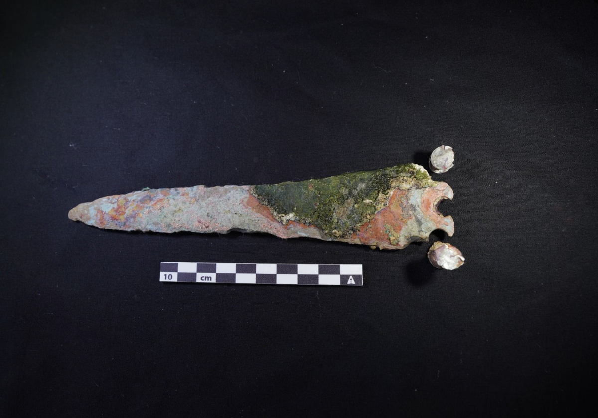 A 3,600-year-old bronze dagger was recently discovered by divers off the coast of Turkey, officials said.