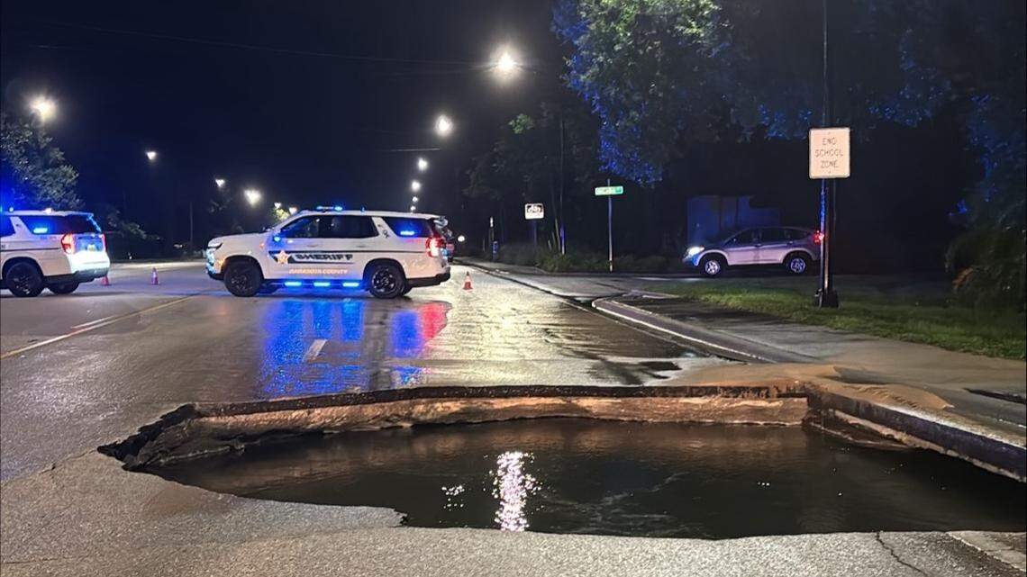 Girl sucked down storm drain while playing found 100 yards away, FL cops say