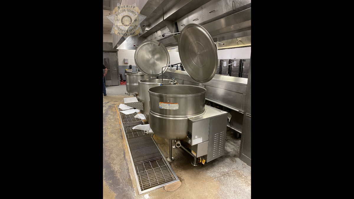 Six workers were sickened by a “high level of carbon monoxide” in the kitchen of a Georgia jail, the sheriff’s office said.
