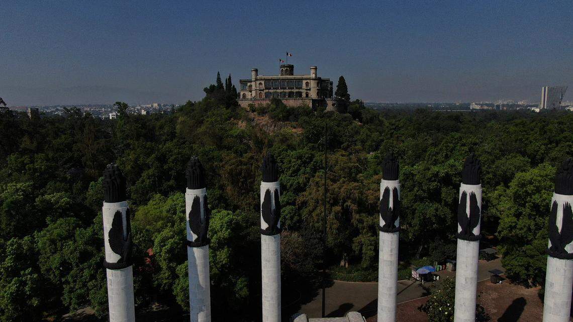 Three ponds discovered in Chalputepec Park in Mexico date to the 19th century, officials said. (AP Photo/Fernando Llano)