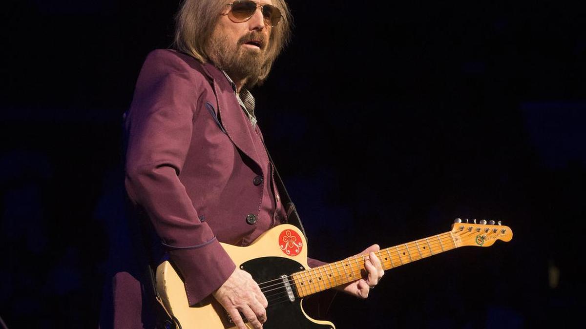 FILE - In this July 1, 2017 file photo, Tom Petty of Tom Petty and the Heartbreakers performs during their "40th Anniversary Tour" in Philadelphia.