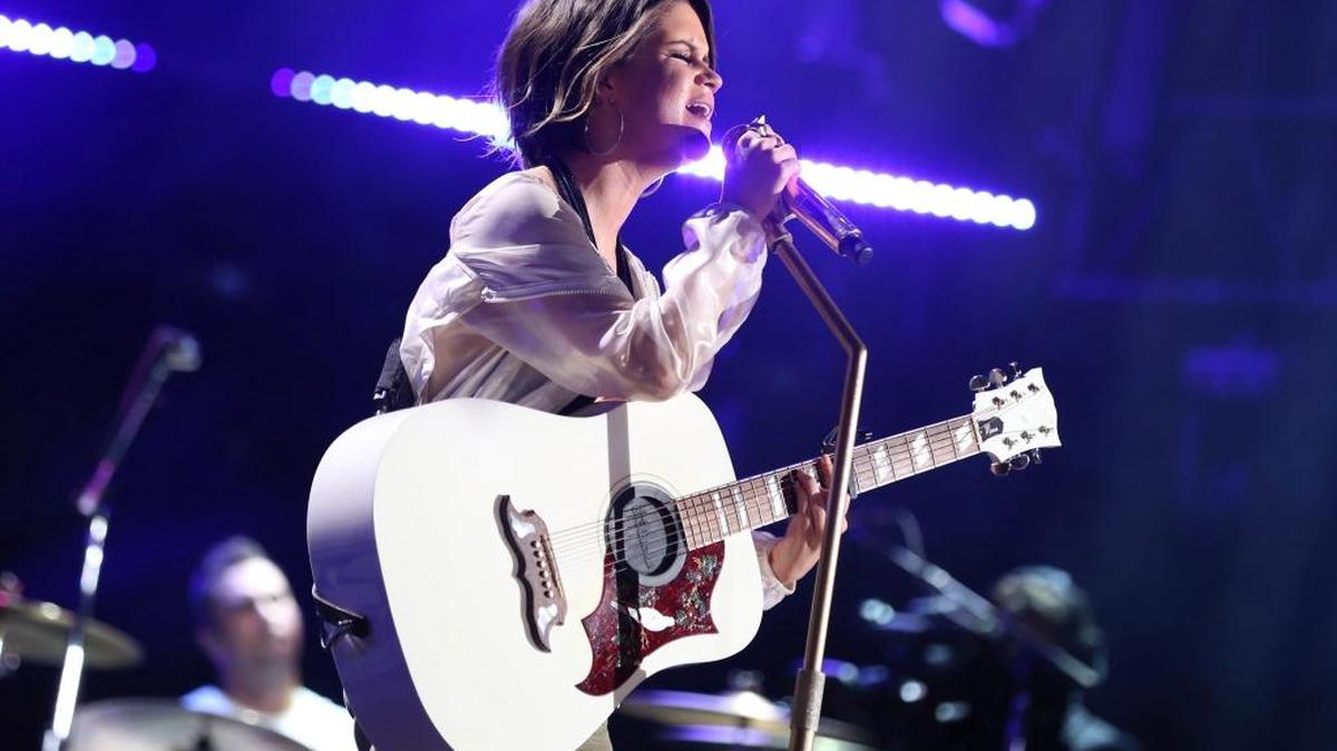 Country singer Maren Morris performed at the 2017 CMA Music Festival at Nissan Stadium on Saturday, June 10, 2017 in Nashville, Tenn.