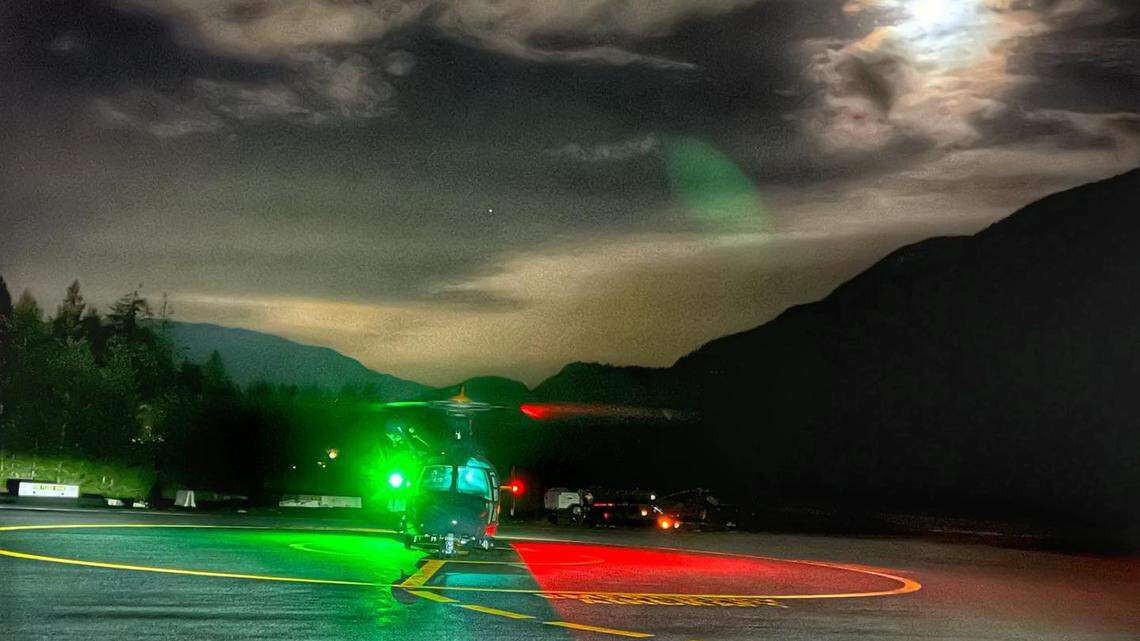 A lost hiker was rescued Nov. 19 near Mount Habrich in British Columbia, Canada, rescuers said. The man called 911 before his phone died.