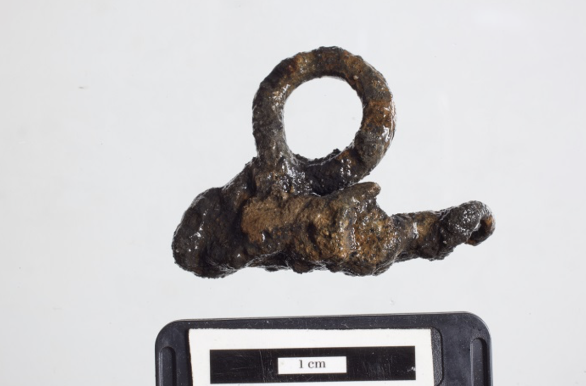 Fragment of a chain belt