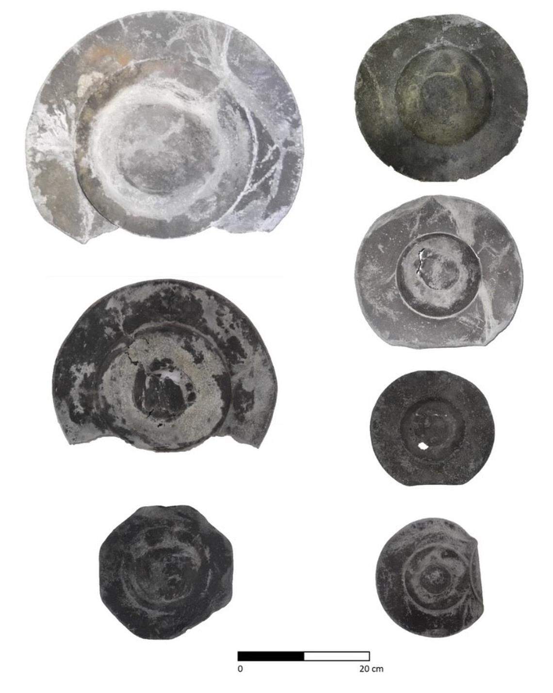 Pewter plates