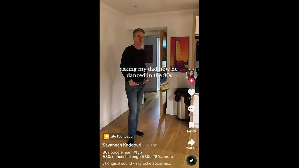A new trend has parents dancing like it’s the 1980s.