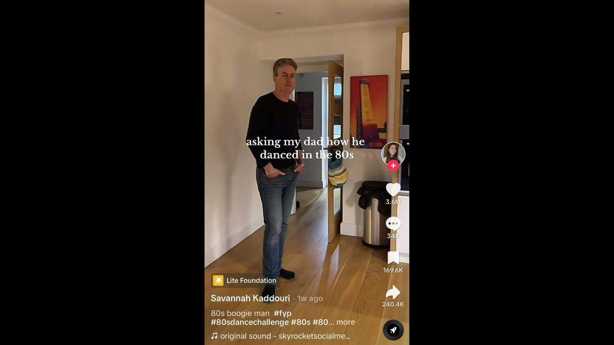 A new trend has parents dancing like it’s the 1980s.