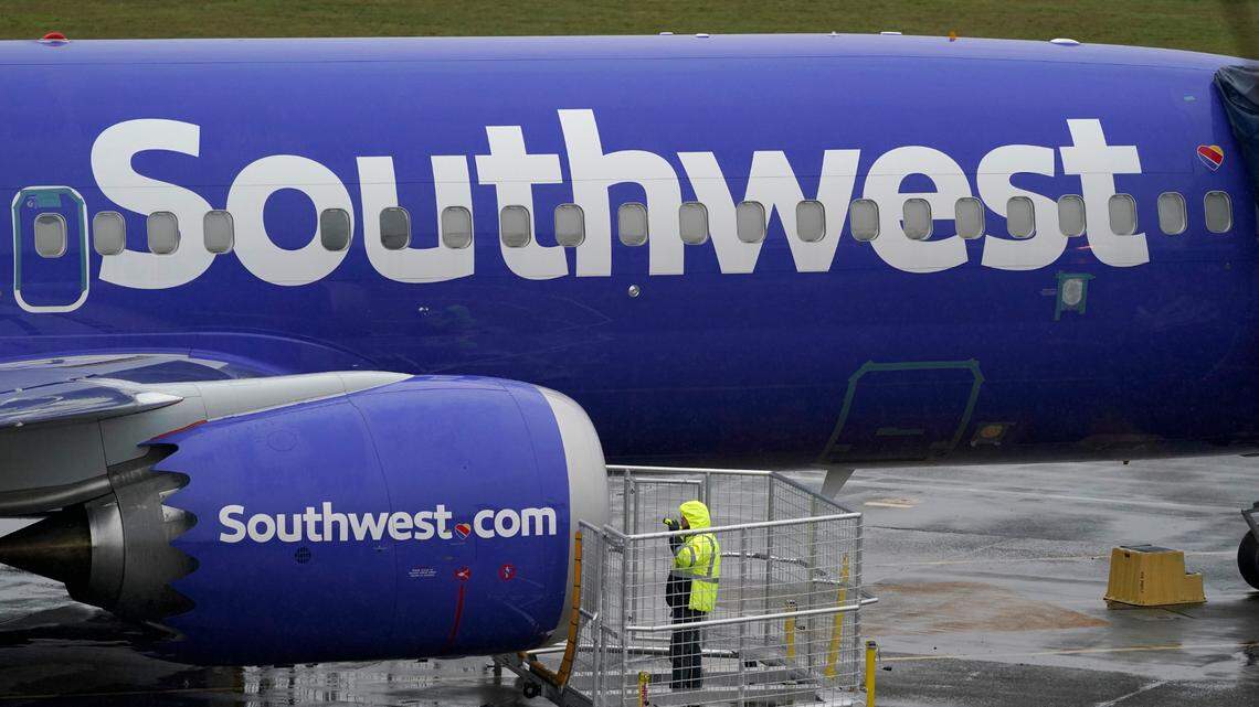 A Southwest Airlines passenger jumped out the emergency exit of a plane sitting on the tarmac at a Louisiana airport before it took off for Atlanta, officials said.