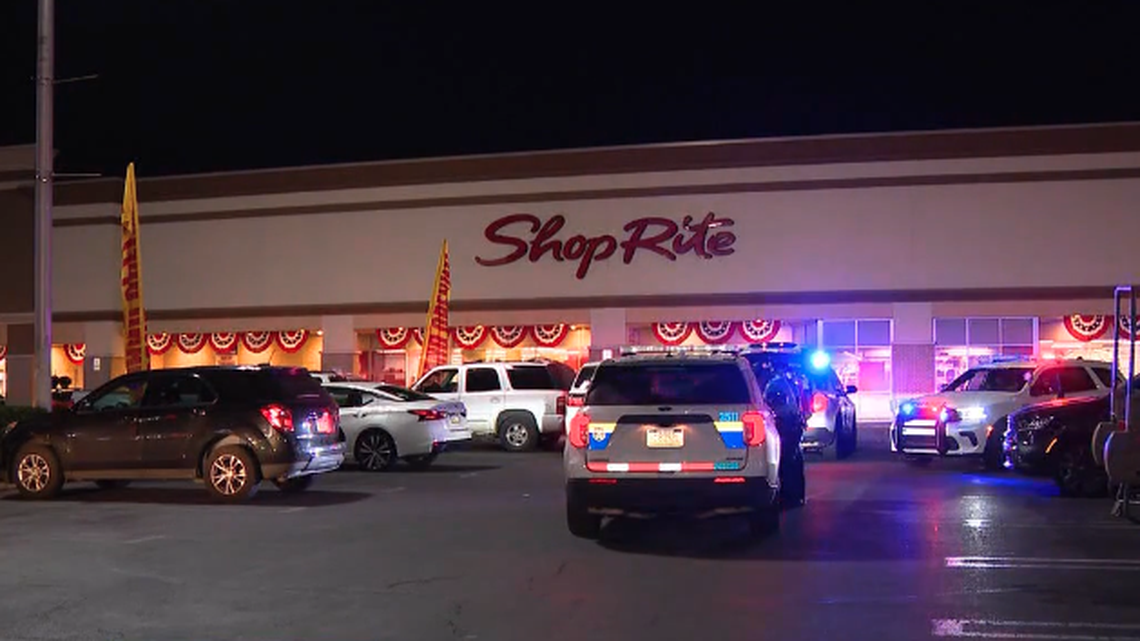 A ShopRite worker was shot outside the Philadelphia grocery store, police say.