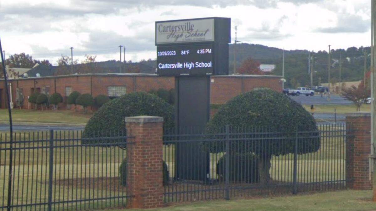 Racist vandalism targeting cheerleaders at Cartersville High School in Georgia ended with a juvenile’s arrest, police said.