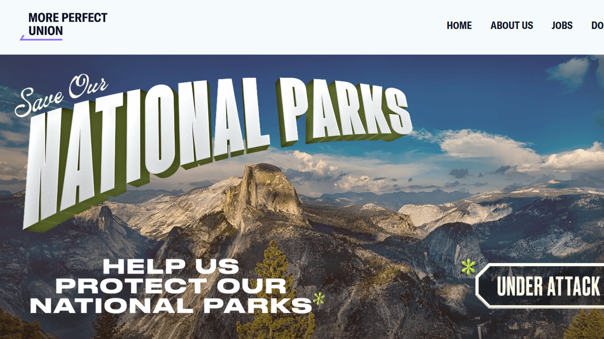 Three hundred billboards highlighting the negative effects of National Park Service staff and service cuts went up in more than 40 cities across the U.S.