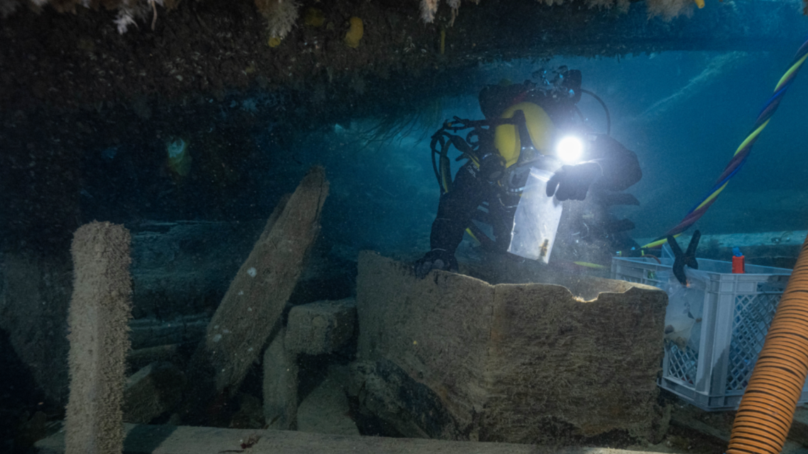 A trove of “fascinating” artifacts were recovered from a famous shipwreck in Canada, officials said.