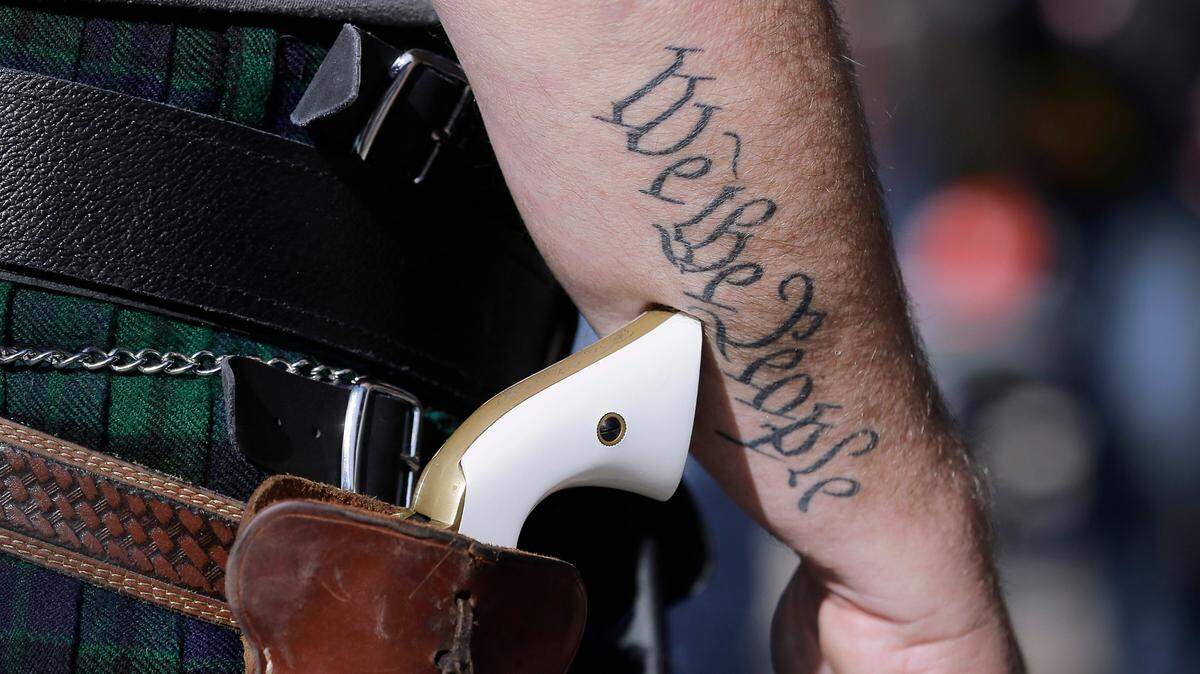 Nearly one in four Americans believe “things have gotten so far off track” that violence is warranted to “save” the country, according to a new poll. (AP Photo/Eric Gay, File)