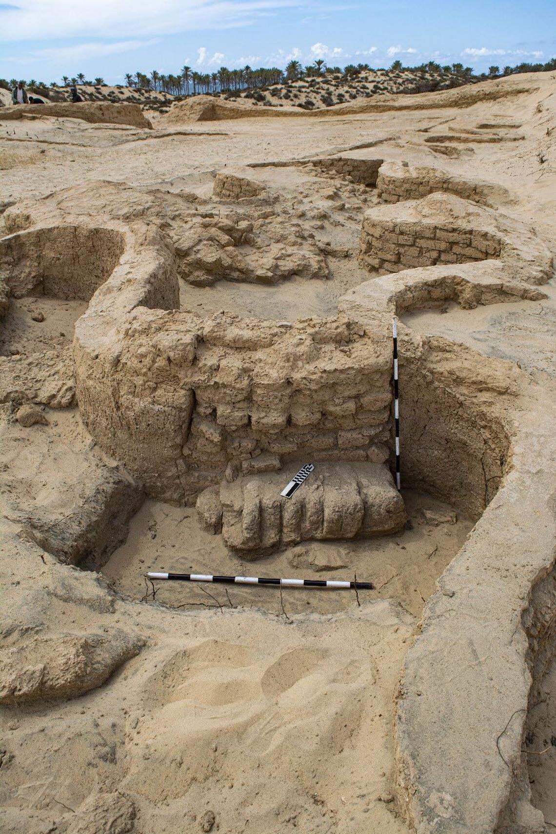 The fortress dates to the New Kingdom, which spanned between 1550 B.C. and 1070 B.C.